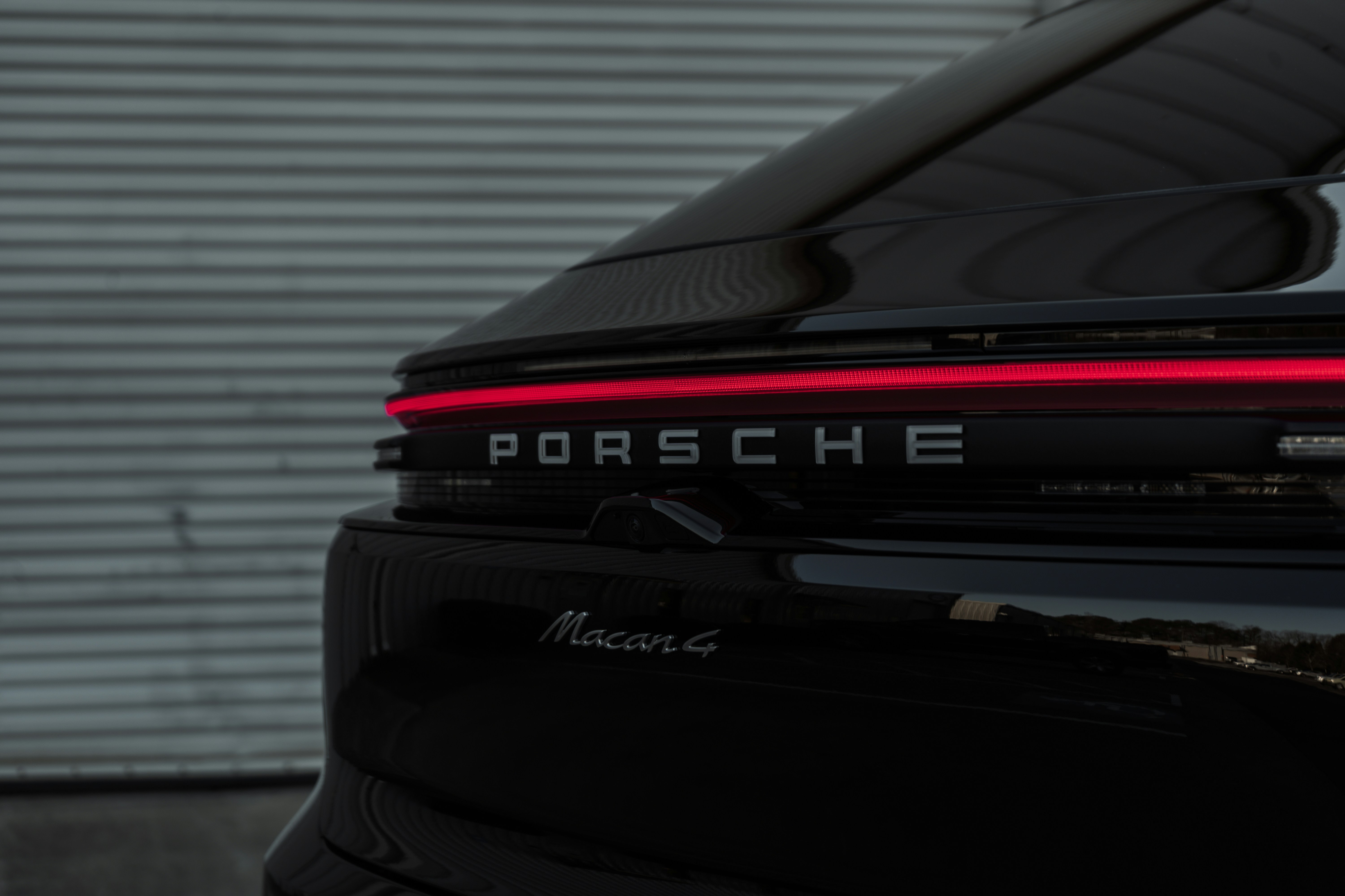 Luxury car being detailed